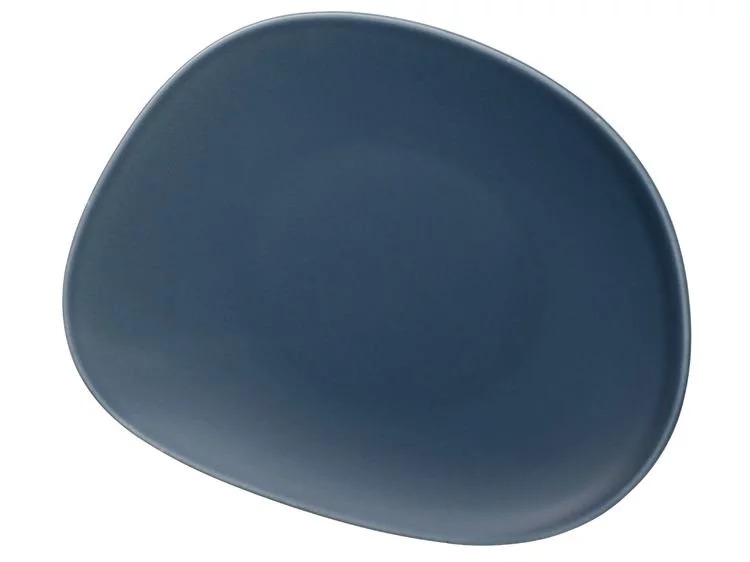 Villeroy & Boch Тарілка для сніданку 21 см, синя Organic | https://grandposuda.com.ua