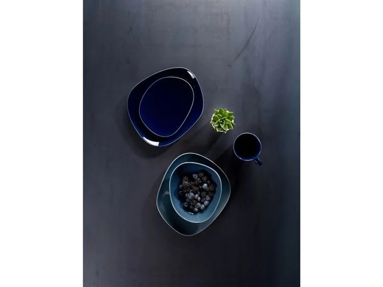 Villeroy & Boch Глубокая тарелка 20 см, синяя Organic | https://grandposuda.com.ua