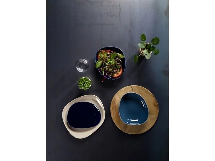 Villeroy & Boch Глубокая тарелка 20 см, синяя Organic | https://grandposuda.com.ua