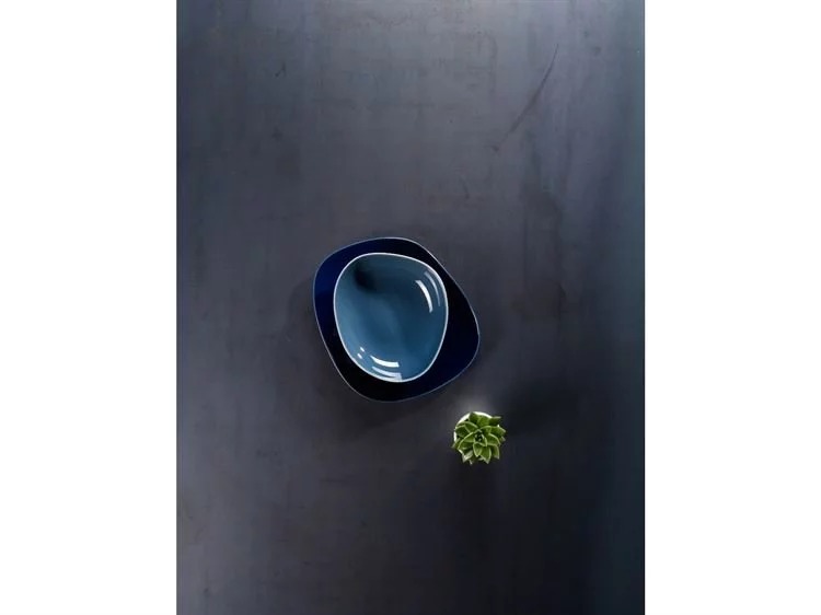 Villeroy & Boch Глубокая тарелка 20 см, синяя Organic | https://grandposuda.com.ua