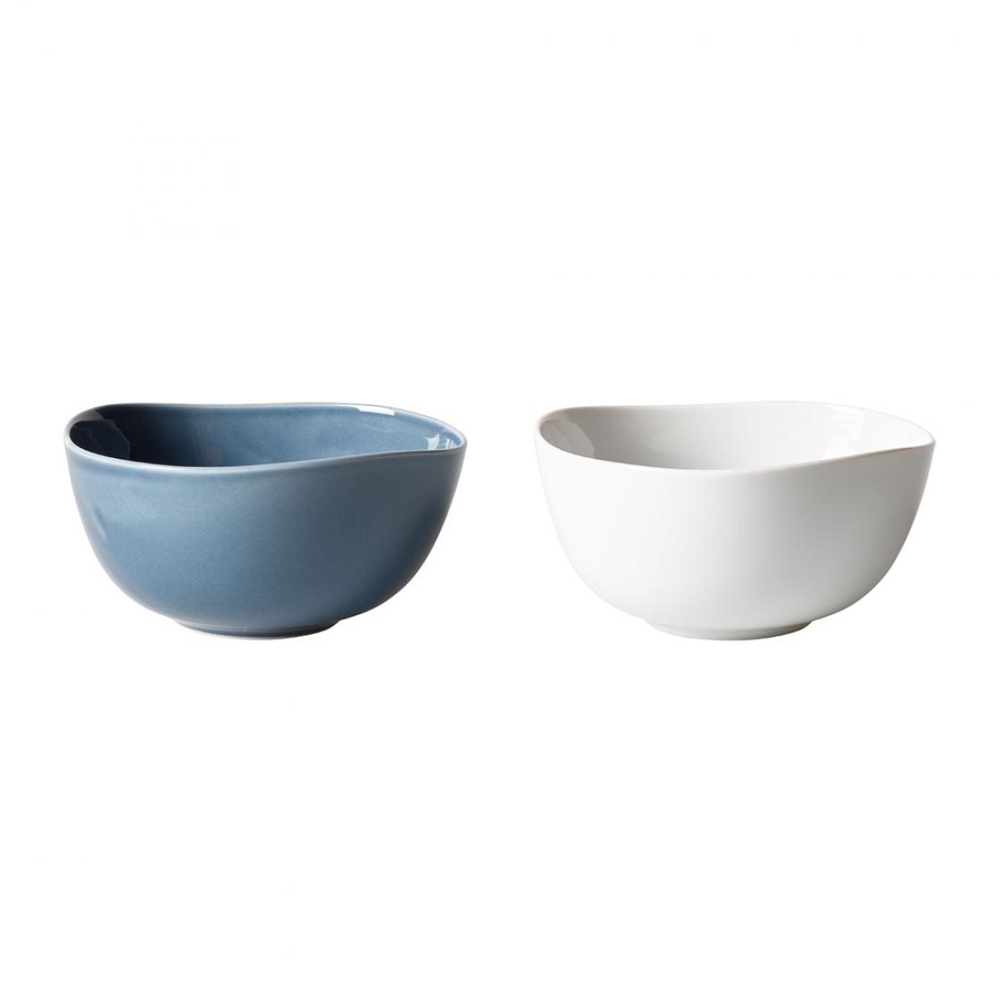 Villeroy & Boch Набор пиал, 2 предмета синий / белый Organic | https://grandposuda.com.ua