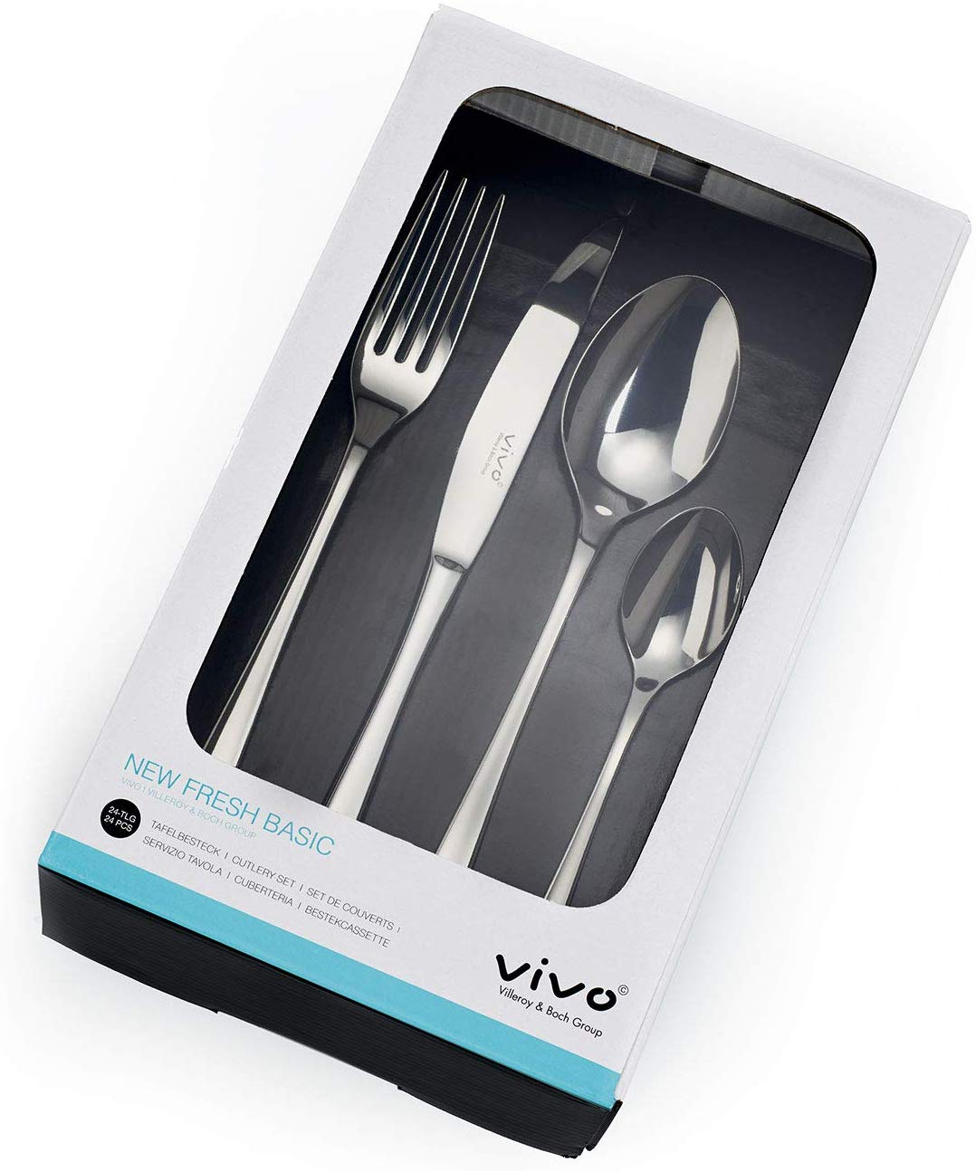 Villeroy & Boch Набір столових приборів, 24 предмети, Fresh Basic | https://grandposuda.com.ua