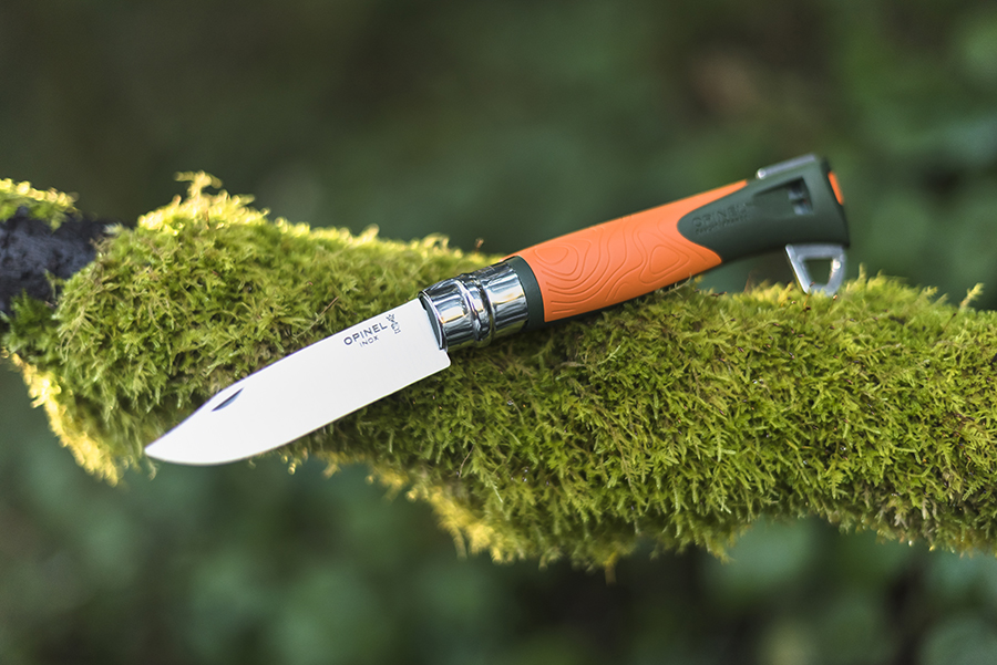 Opinel Нож складной 10 см оранжевый Explore | https://grandposuda.com.ua