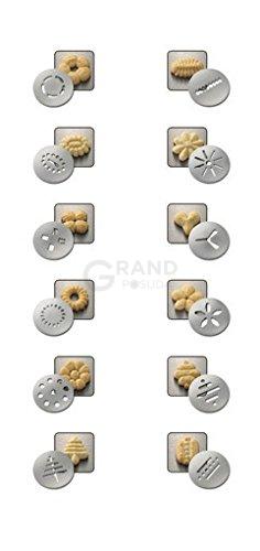 Dr. Oetker Кондитерский пресс с насадками - дисками для печенья Back - Helfer | https://grandposuda.com.ua