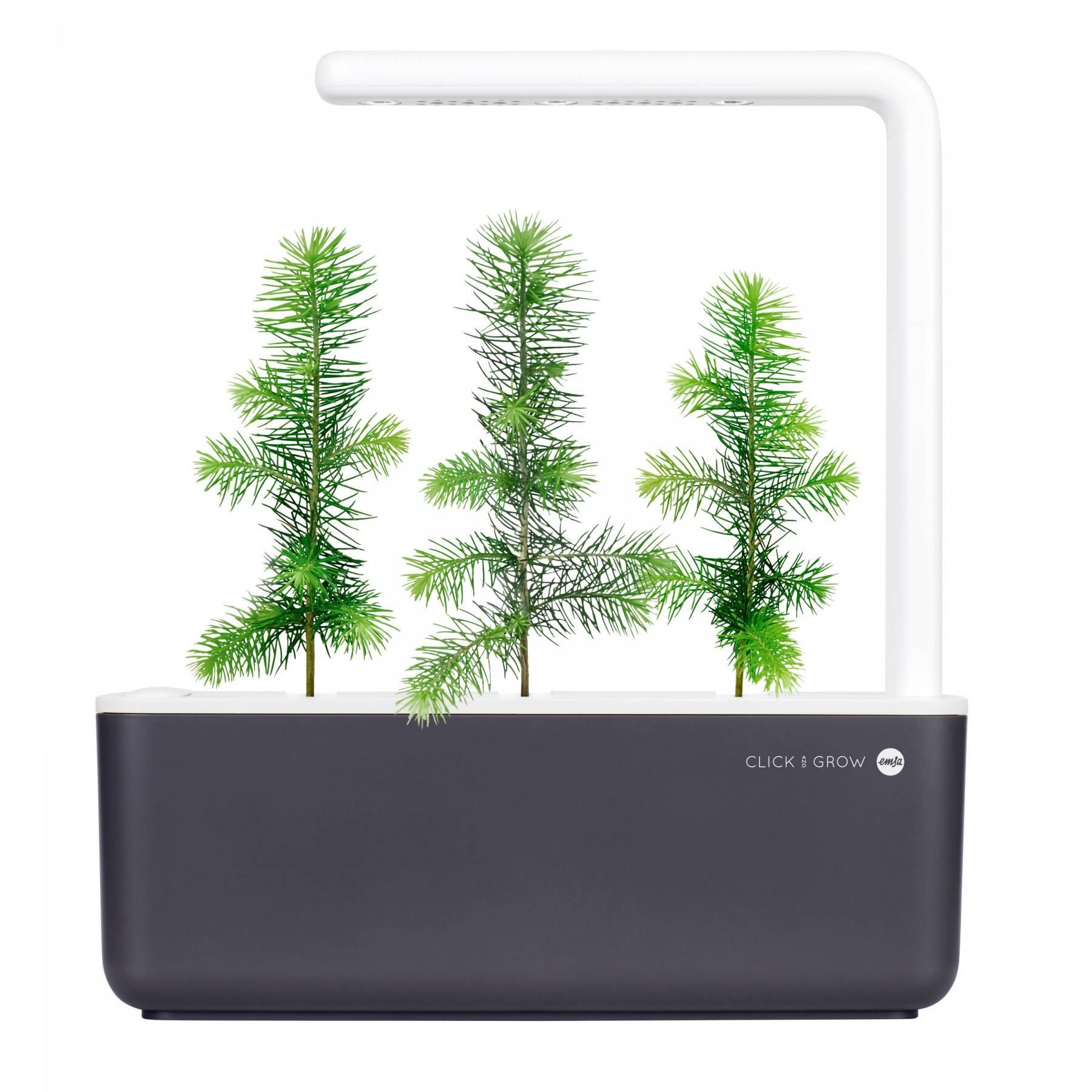Горшок для растений 30х12х21 см серый Click & Grow Emsa | https://grandposuda.com.ua