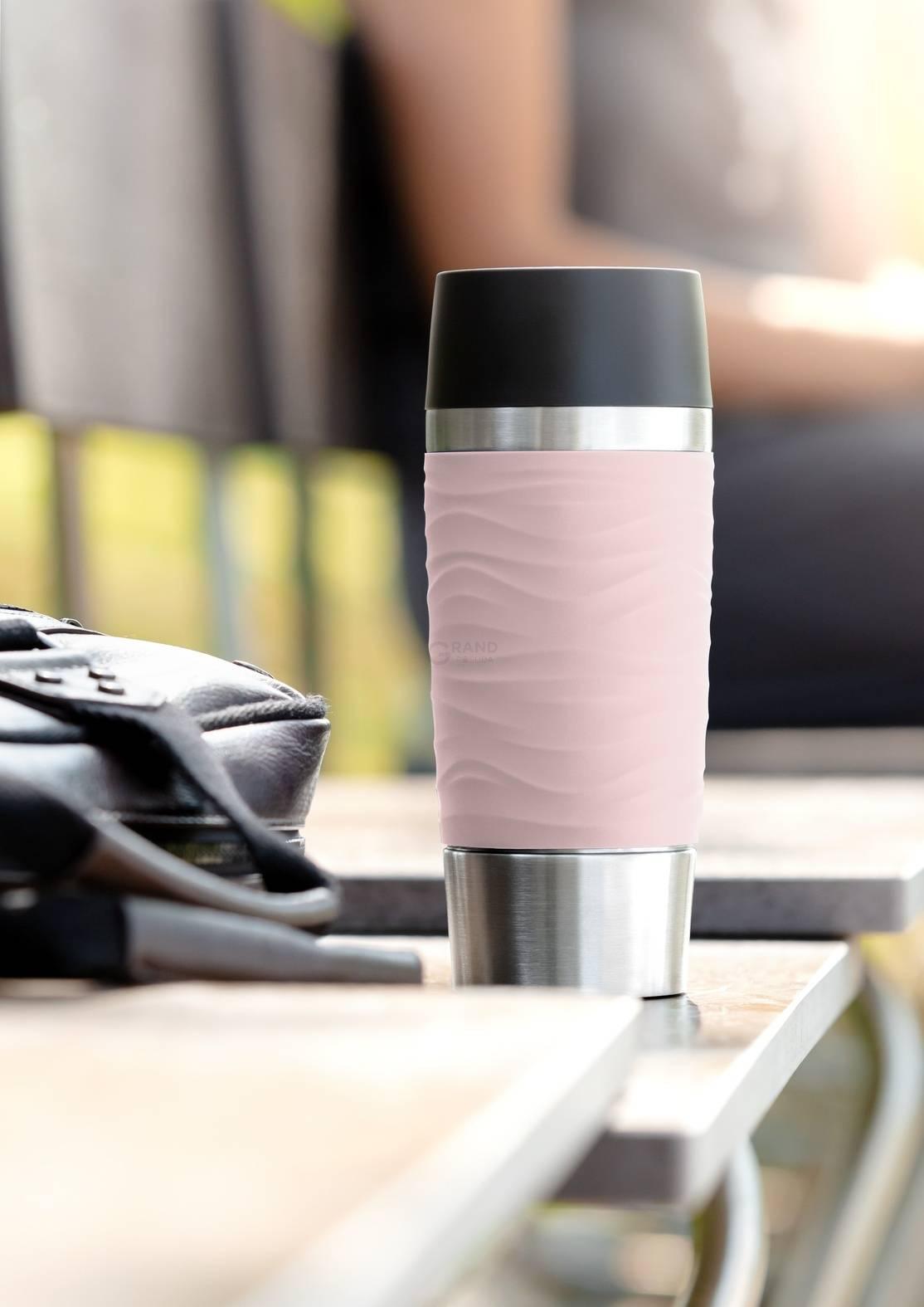 Термокружка 0,36 л, рожева Travel Mug Emsa | https://grandposuda.com.ua