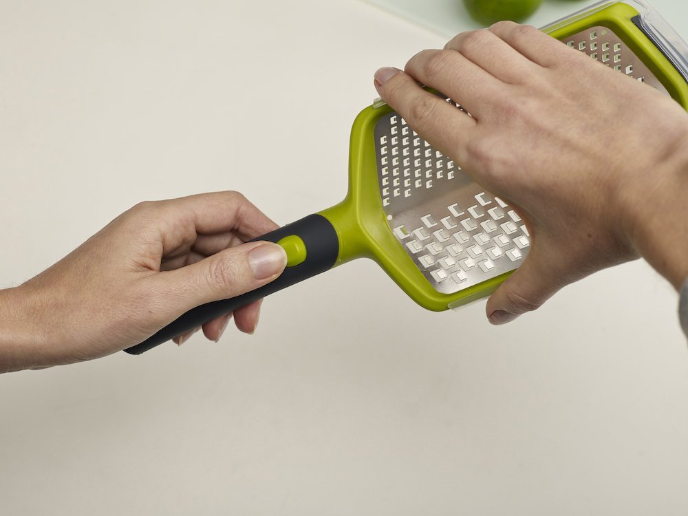 Joseph Joseph Терка середня сіро-зелена Twist Grater | https://grandposuda.com.ua