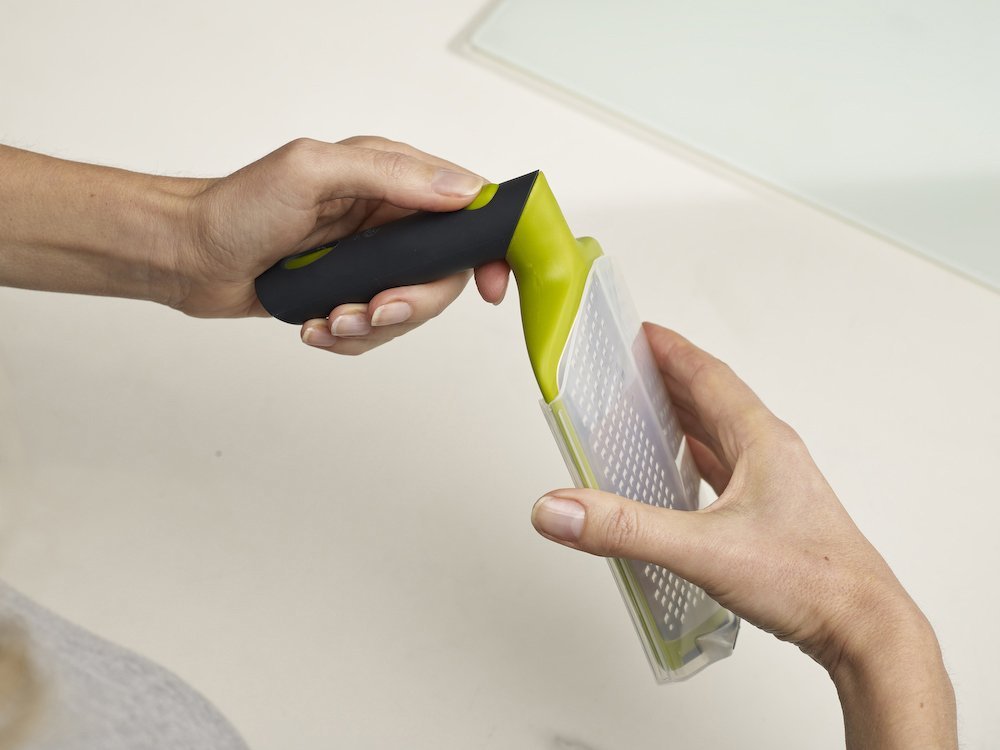 Joseph Joseph Терка середня сіро-зелена Twist Grater | https://grandposuda.com.ua