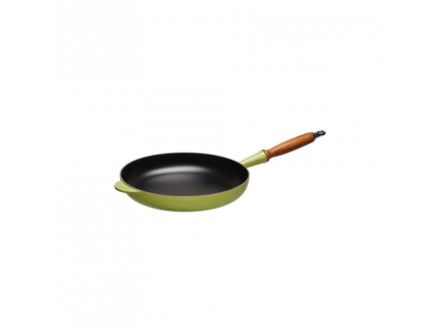 Le Creuset Сковорода 28 см с деревянной ручкой, Palm | https://grandposuda.com.ua