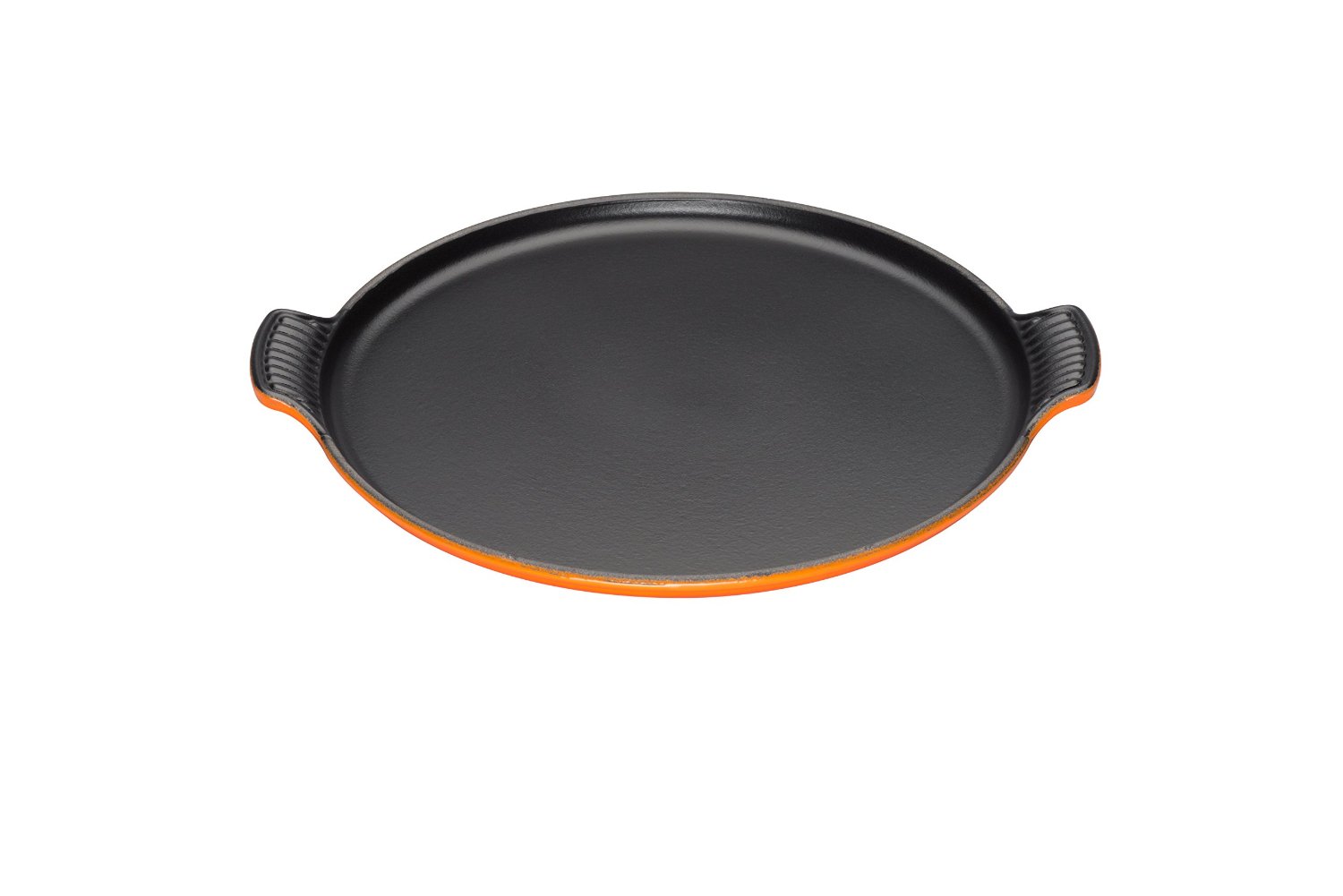 Le Creuset Противень для пиццы 32 см, оранжевая | https://grandposuda.com.ua