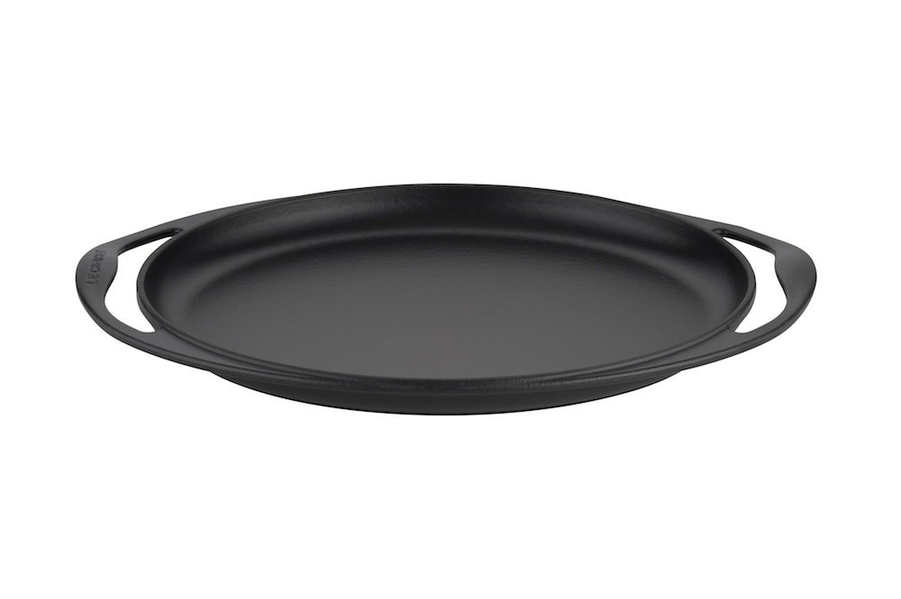 Le Creuset Сковорода гриль овальна 31 см, чорний | https://grandposuda.com.ua