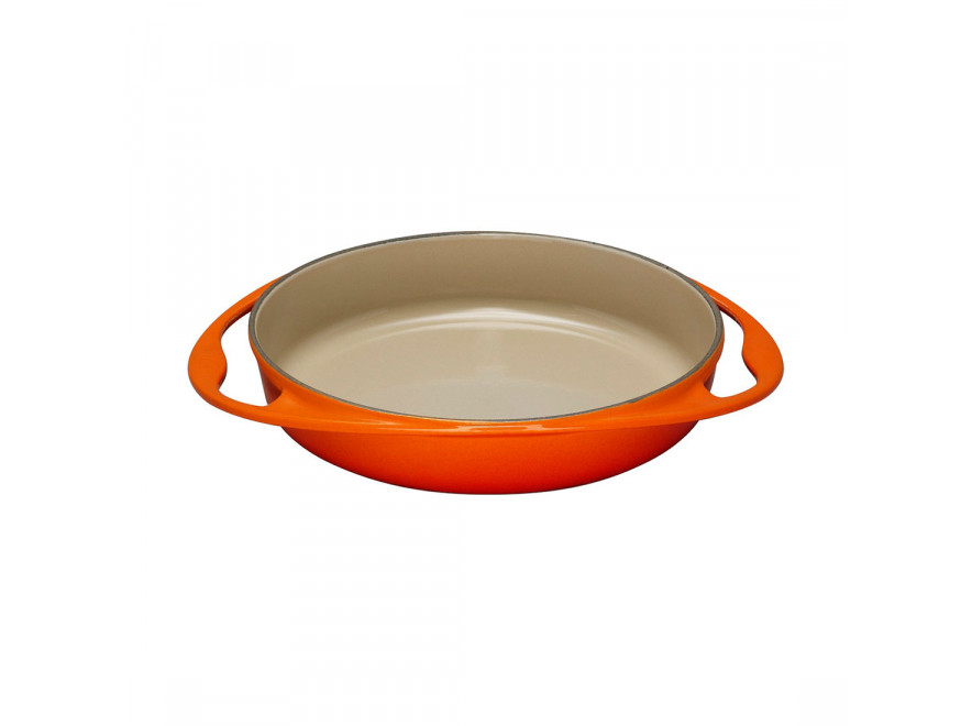 Le Creuset Блюдо для запікання 25 см Tatin, помаранчеве | https://grandposuda.com.ua