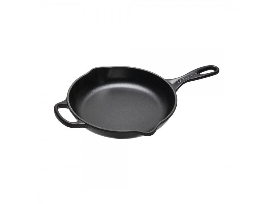 Le Creuset Сковорода чугунная 16 см, черная Black | https://grandposuda.com.ua