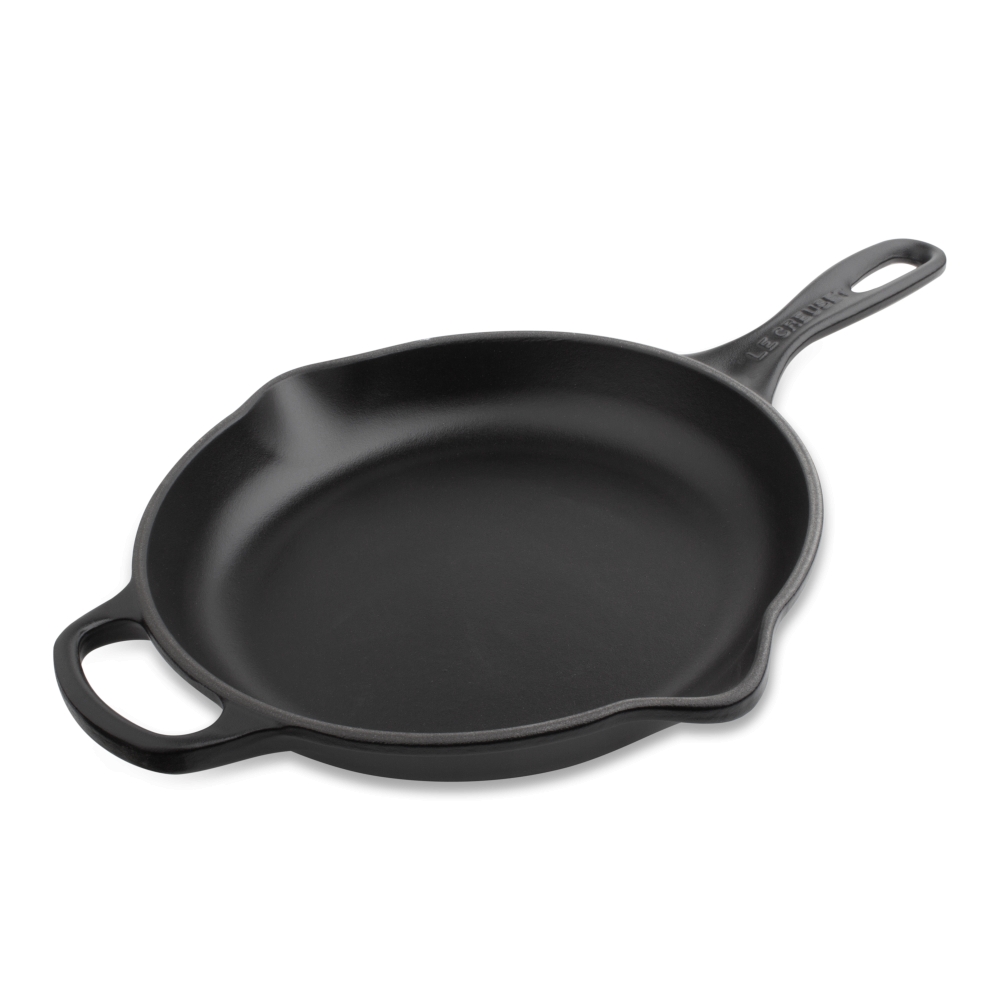 Le Creuset Сковорода чугунная 23 см, черная | https://grandposuda.com.ua