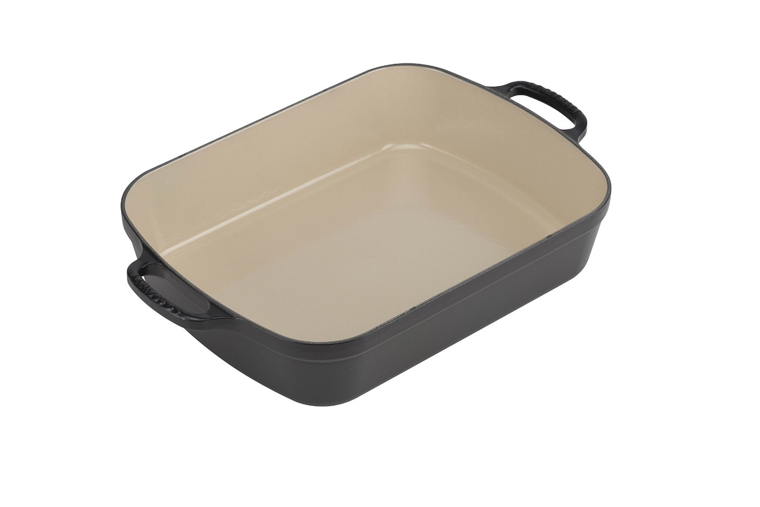 Le Creuset Блюдо прямокутне 33 см, чорний | https://grandposuda.com.ua