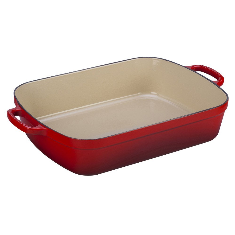 Le Creuset Блюдо прямокутне 33 см, вишневий | https://grandposuda.com.ua