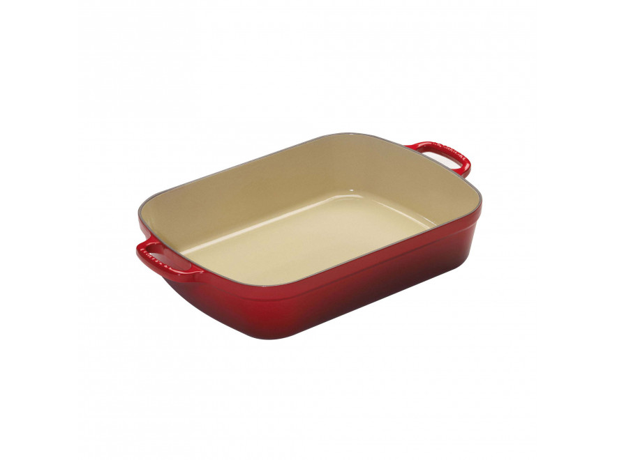 Le Creuset Жаровня 37 х 29 см красная | https://grandposuda.com.ua