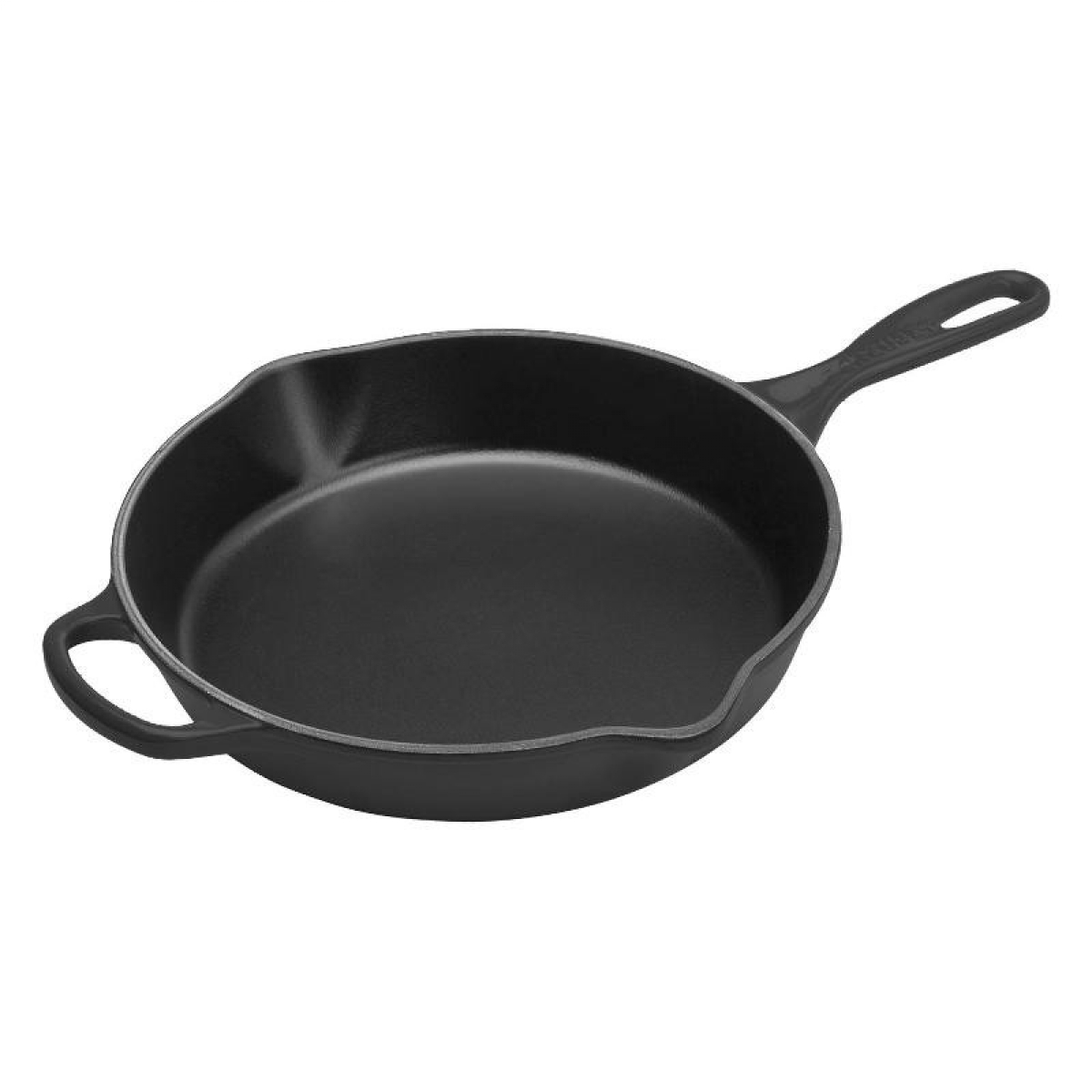Le Creuset Сковорода чугунная 26 см высокая, черная | https://grandposuda.com.ua
