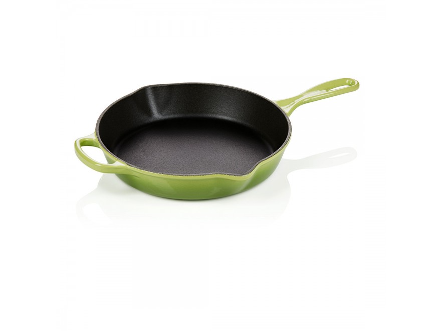 Le Creuset Сковорода глубокая чугунная 26 см, зеленая Palm | https://grandposuda.com.ua