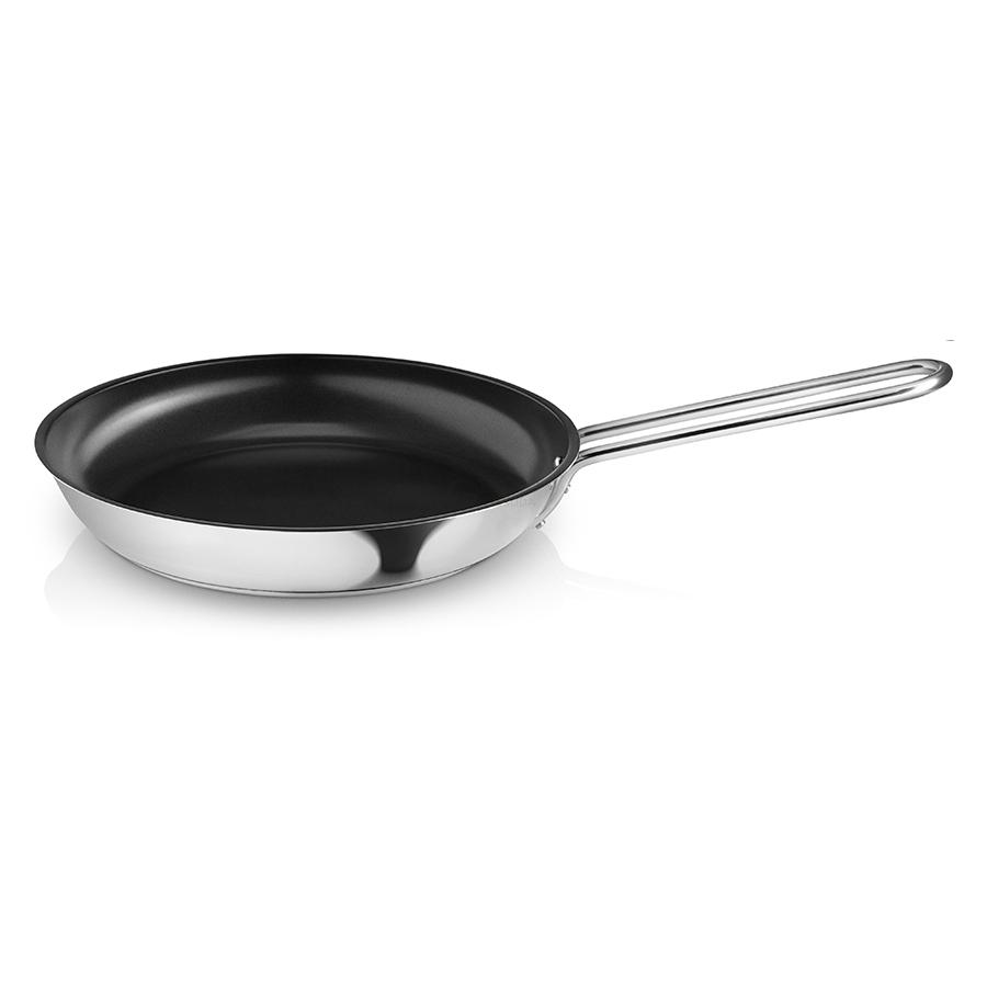 Eva Solo Сковорода Ø 24 см металлик/черная Stainless Steel | https://grandposuda.com.ua