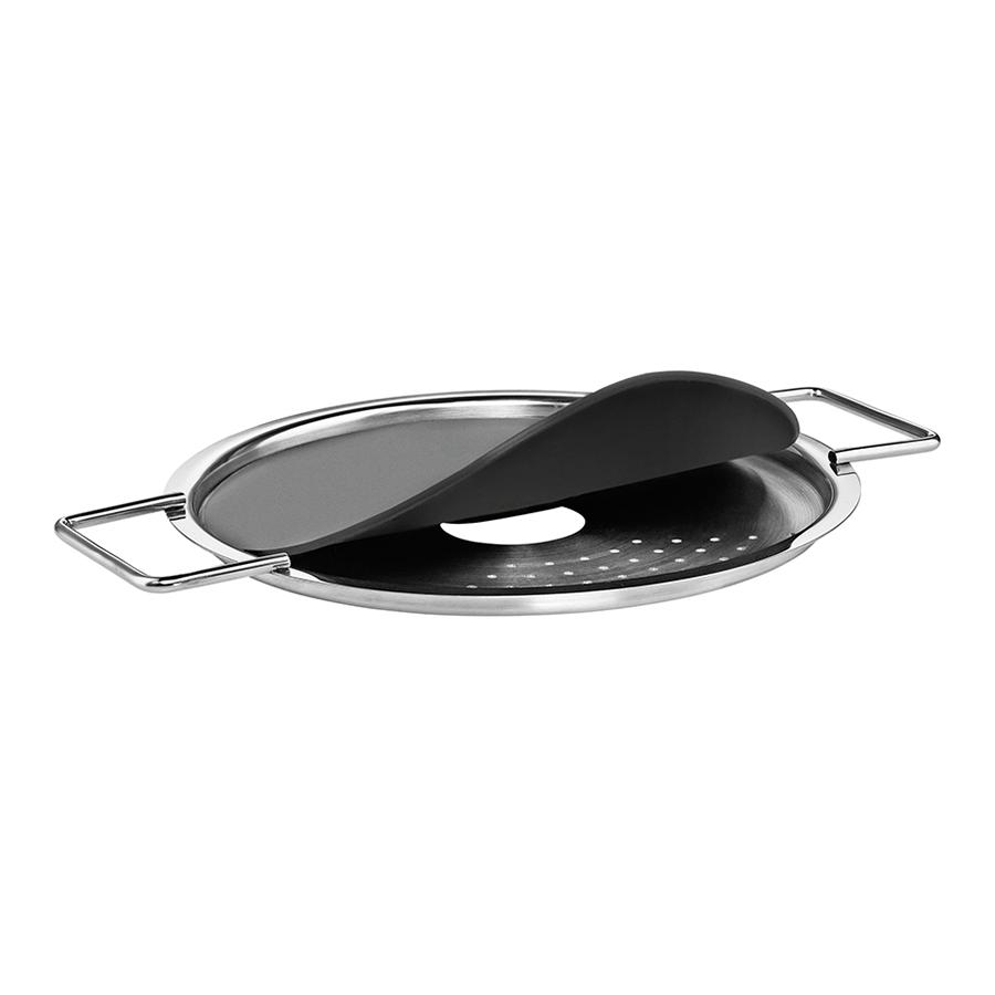 Eva Solo Крышка-дуршлаг Ø 16 см черная Stainless Steel | https://grandposuda.com.ua