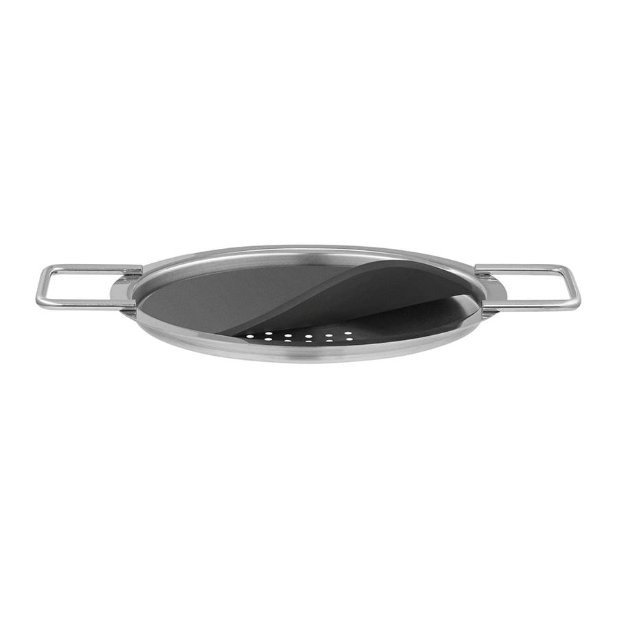 Eva Solo Крышка-дуршлаг Ø 16 см черная Stainless Steel Eva Solo Крышка-дуршлаг Ø 16 см черная Stainless Steel | https://grandposuda.com.ua
