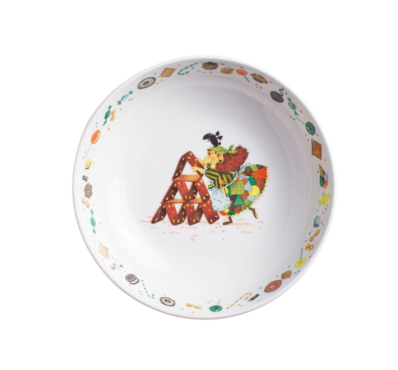 Kahla Тарелка детская 18 см глубокая, Гензель и Гретель Kiddie Tableware | https://grandposuda.com.ua