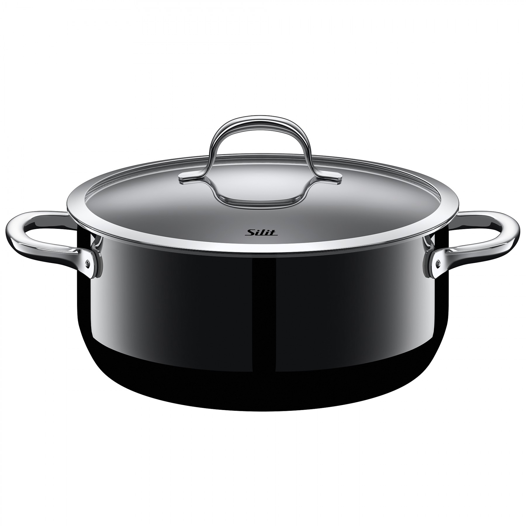 Silit Каструля 24 см Passion Colours Black | https://grandposuda.com.ua