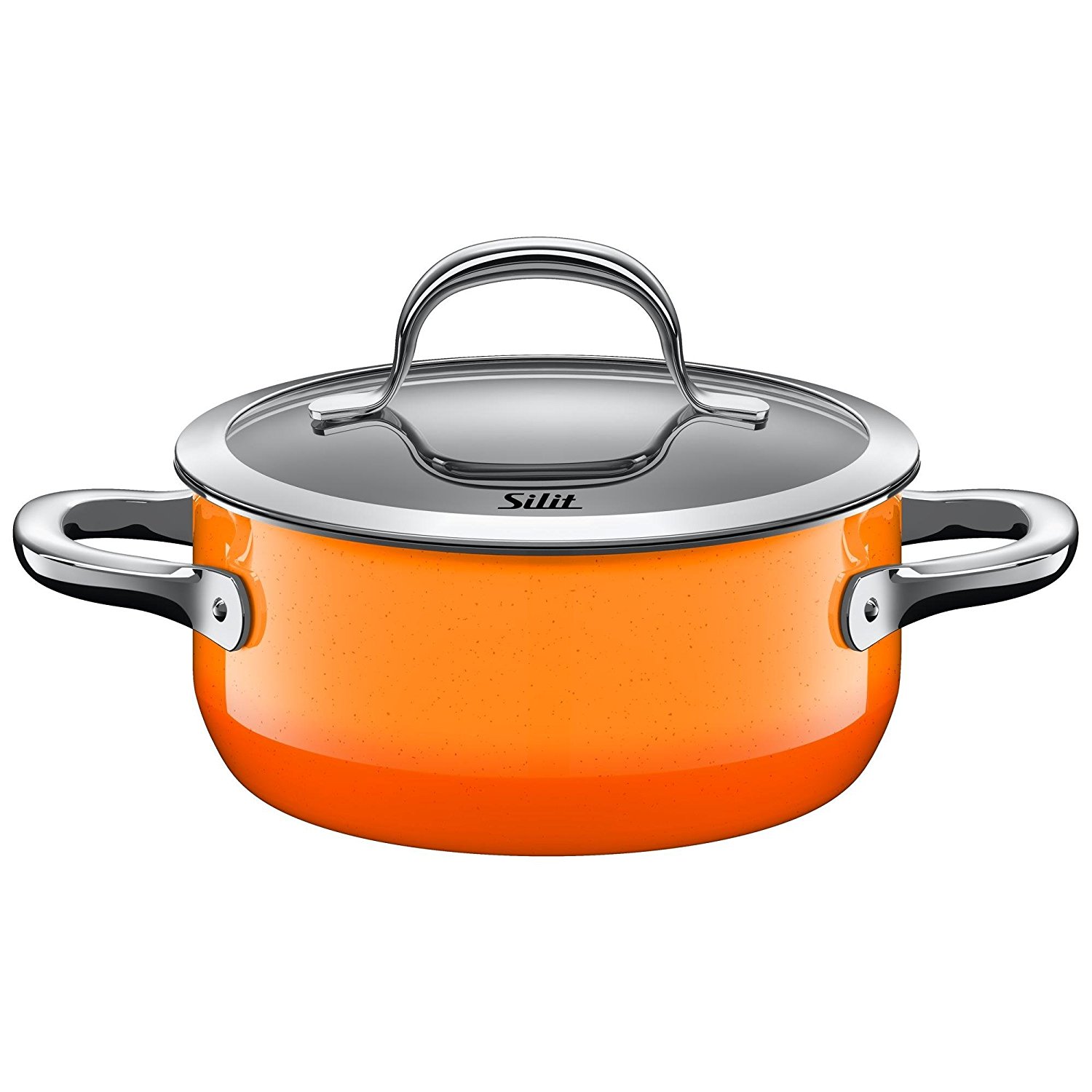 Silit Каструля з кришкою 16 см Passion Orange | https://grandposuda.com.ua