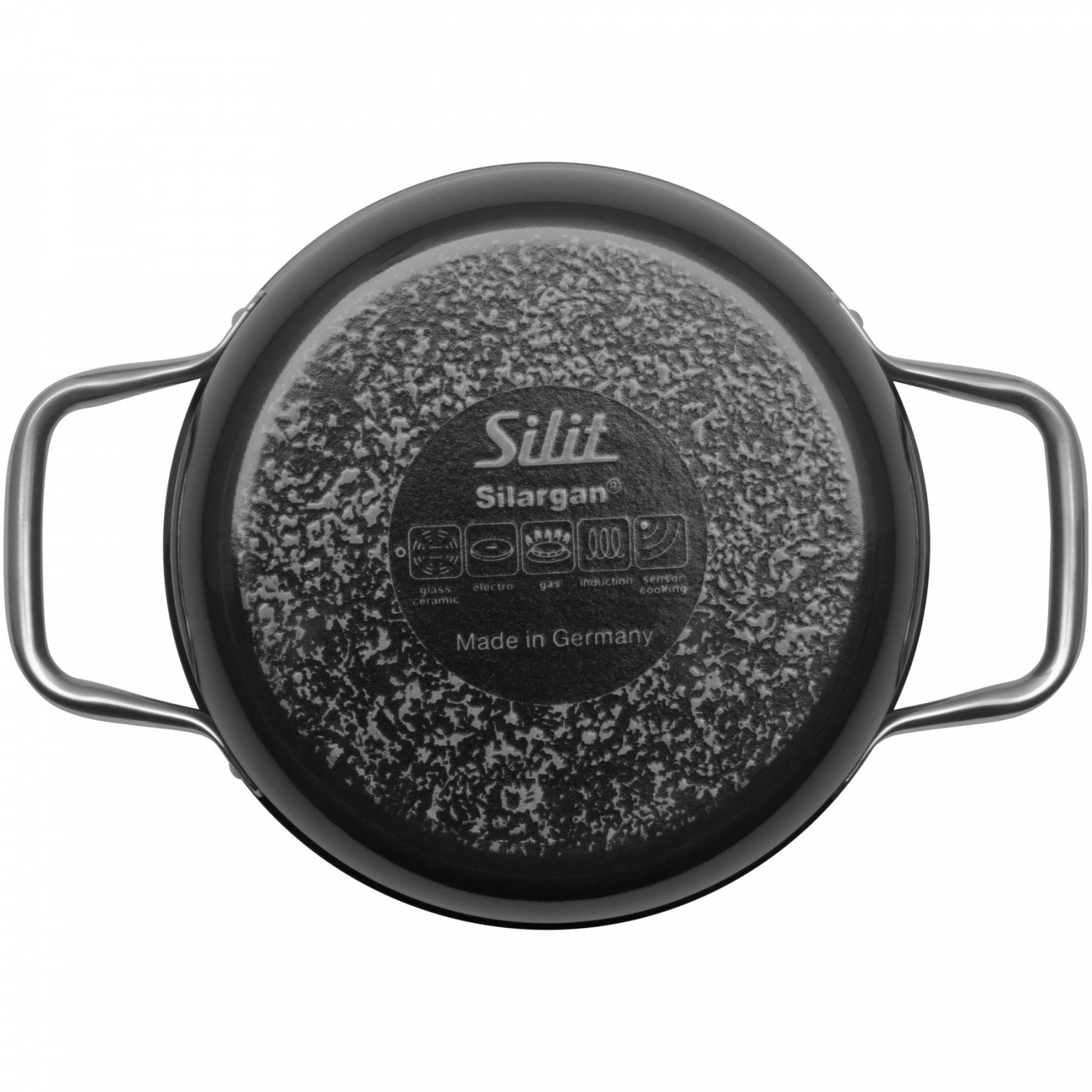 Silit Каструля 18 см, чорна Compact | https://grandposuda.com.ua