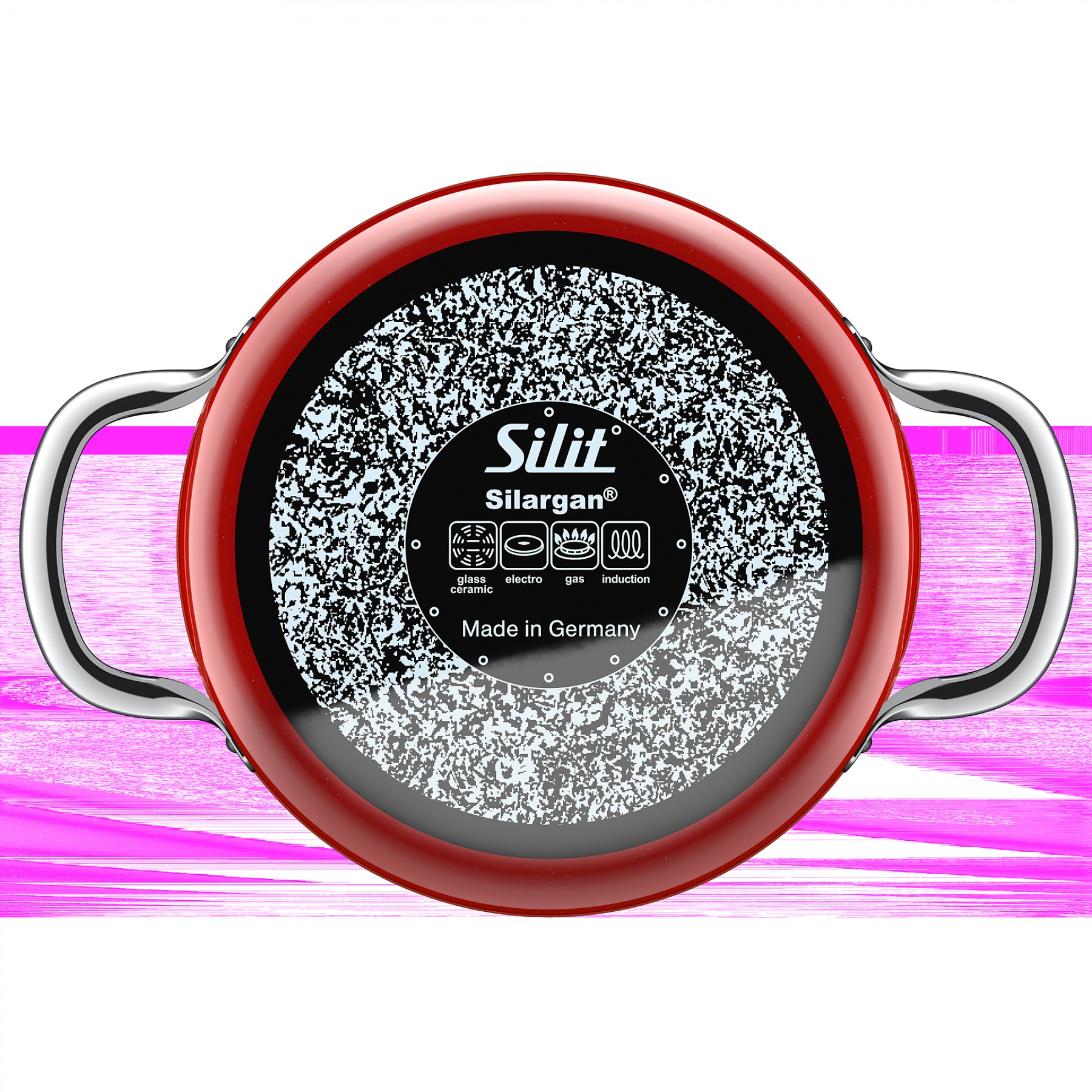 Silit Каструля, глибока 20 см Passion Colours Red | https://grandposuda.com.ua