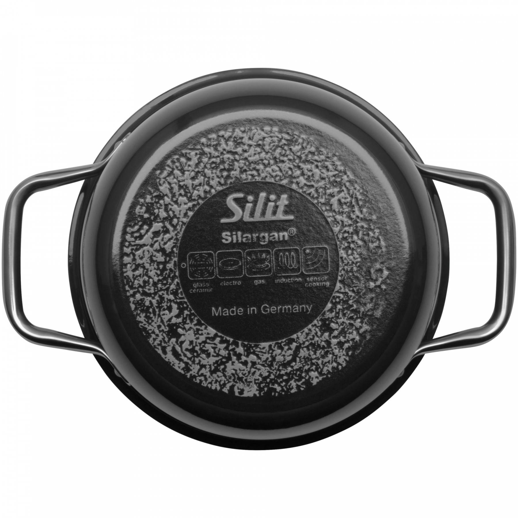 Silit Каструля висока 18 см, чорна Compact | https://grandposuda.com.ua
