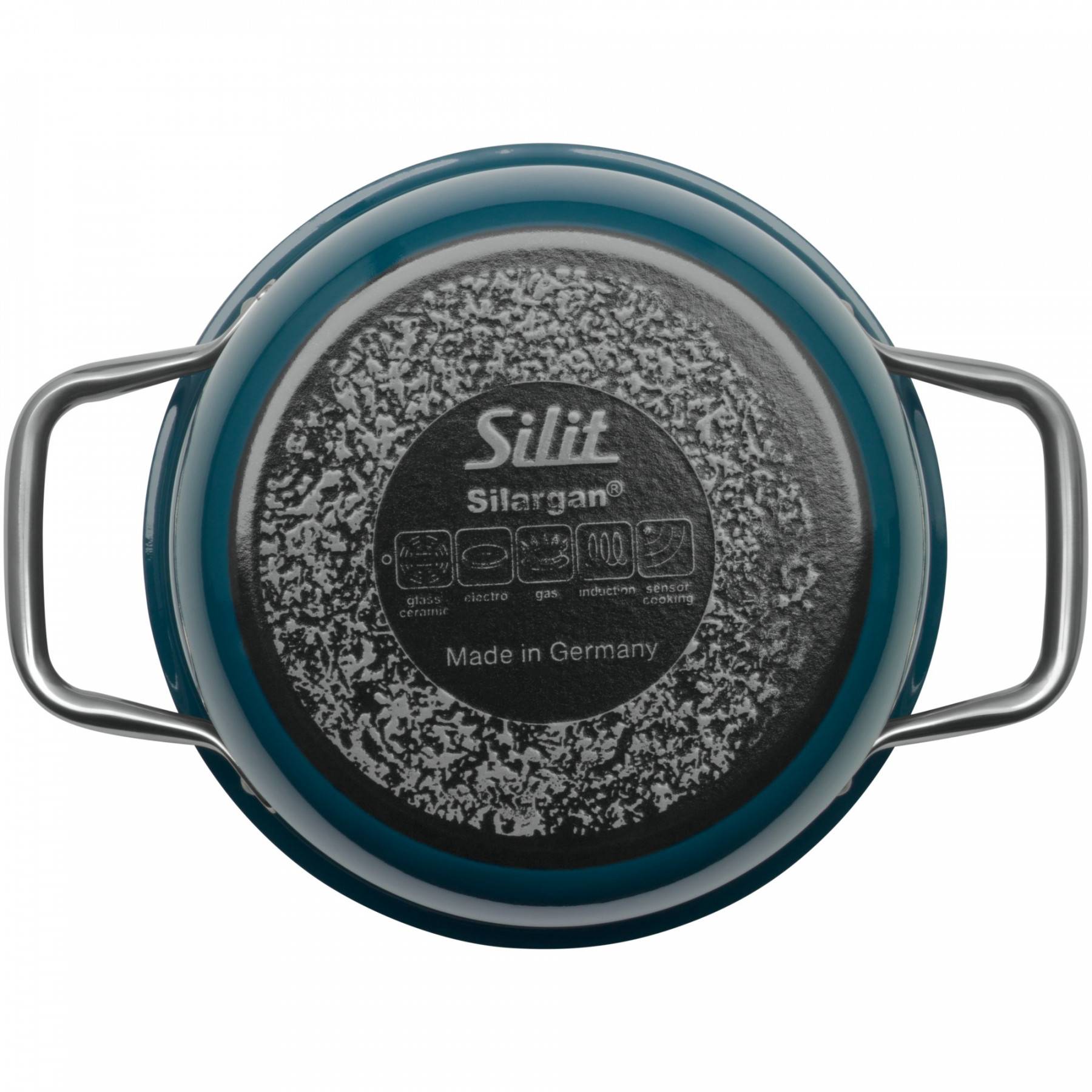 Silit Каструля висока 18 см, зеленувато-синя Compact | https://grandposuda.com.ua
