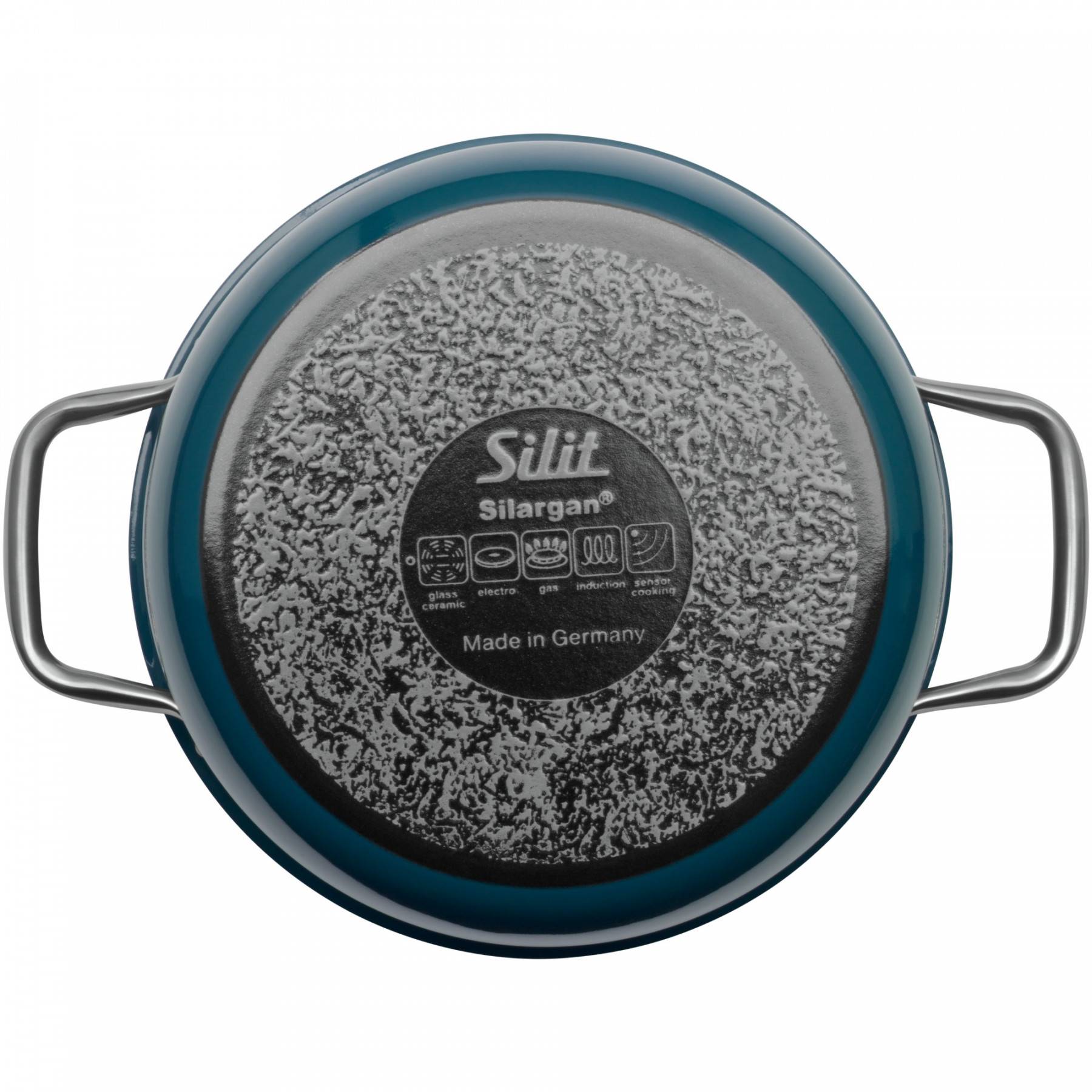 Silit Каструля висока 22 см, зеленувато-синя Compact | https://grandposuda.com.ua
