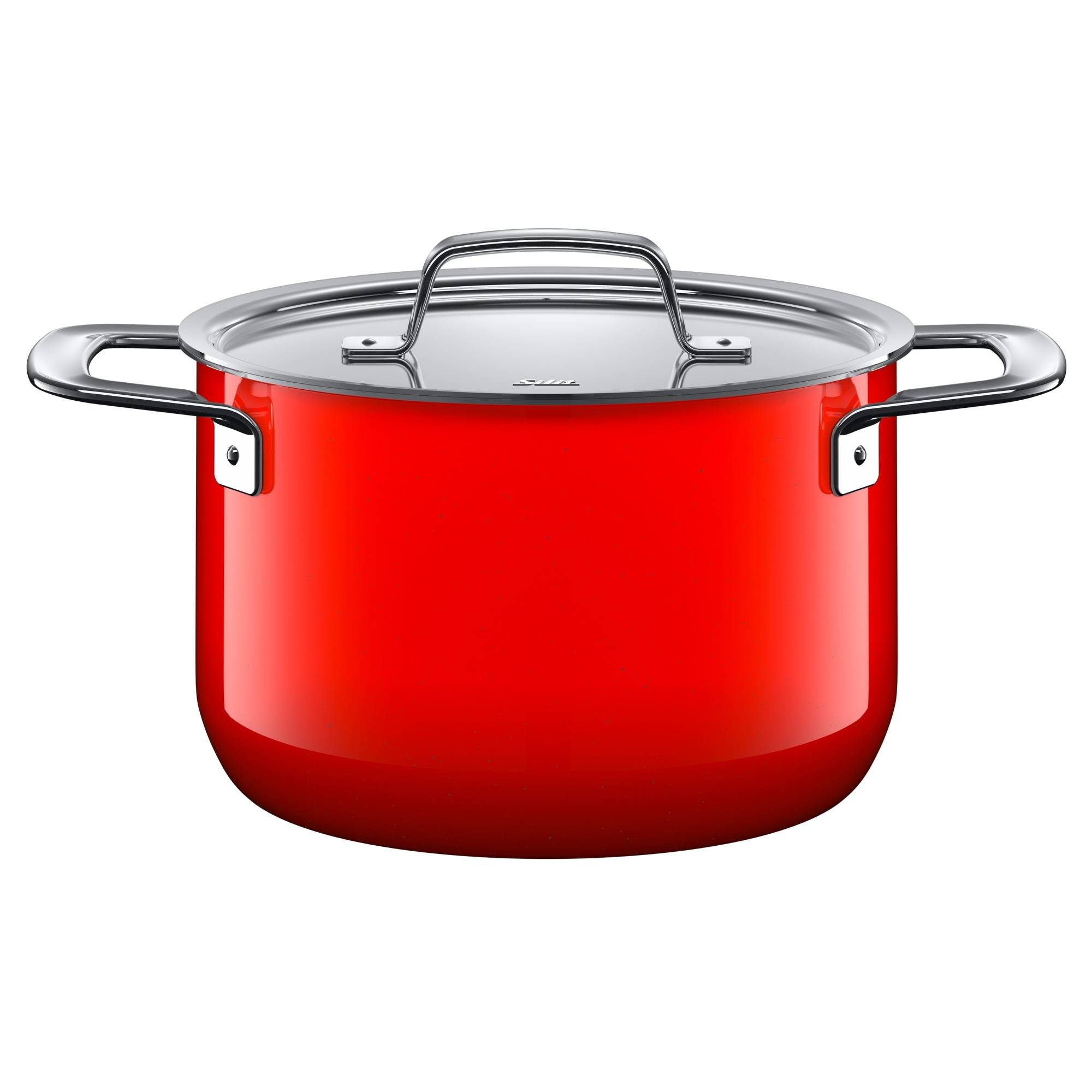 Silit Набір каструль, 4 предмета, Zeno Red | https://grandposuda.com.ua