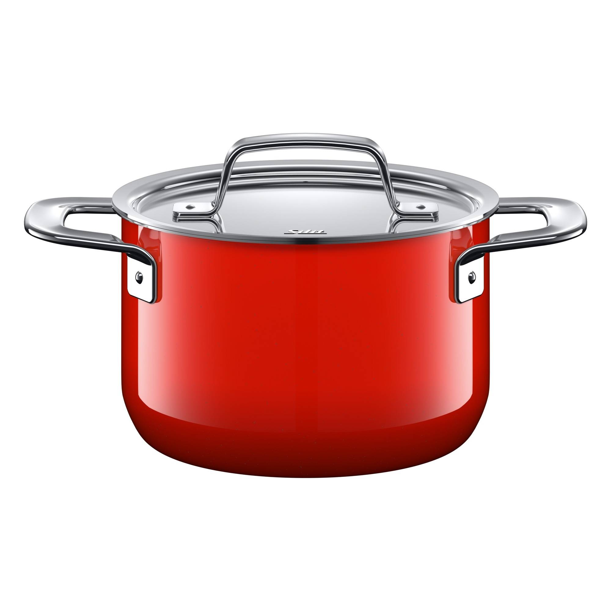 Silit Набір каструль, 4 предмета, Zeno Red | https://grandposuda.com.ua