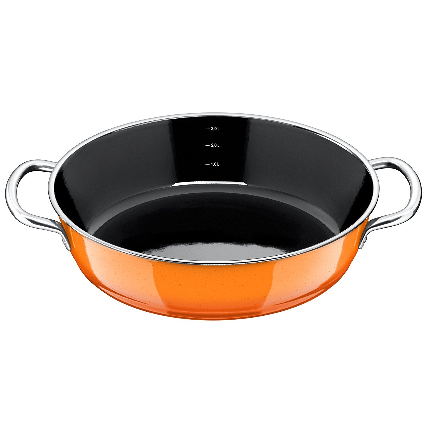 Silit Сковорода для тушкування 28 см Passion Orange | https://grandposuda.com.ua