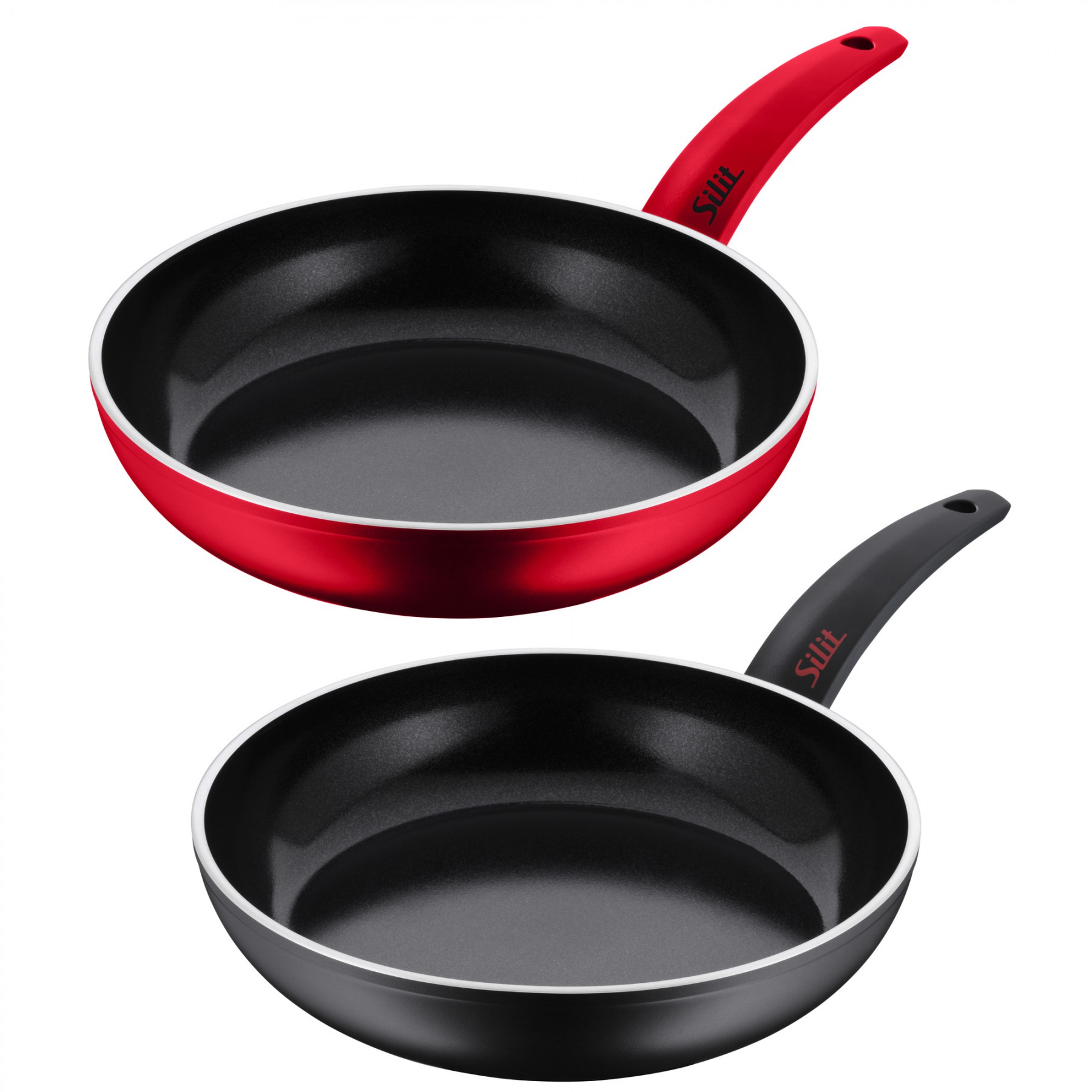Silit Набір сковорідок 2 предмета Black and Red | https://grandposuda.com.ua