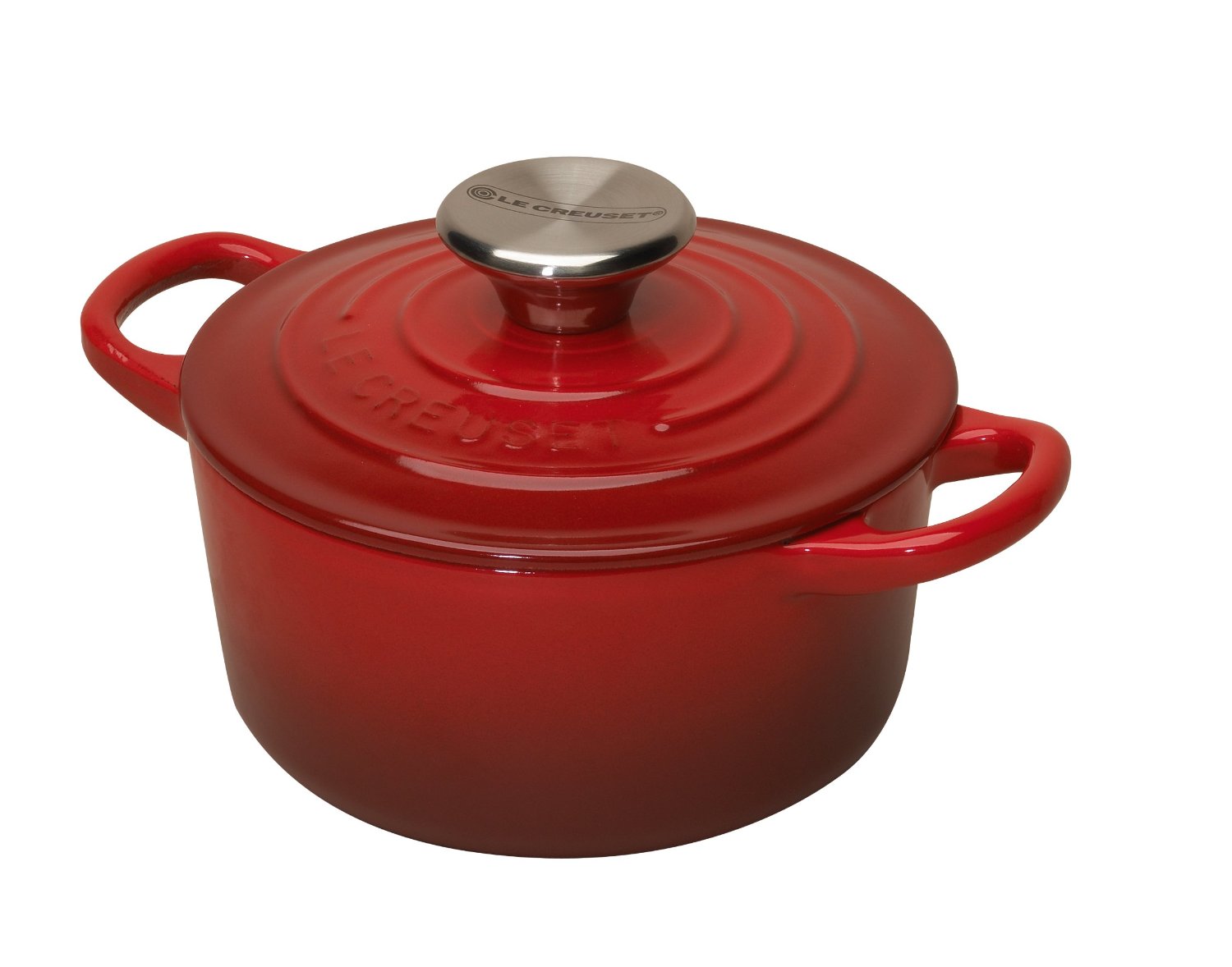 Le Creuset Кастрюля / жаровня 16 см, вишневый | https://grandposuda.com.ua
