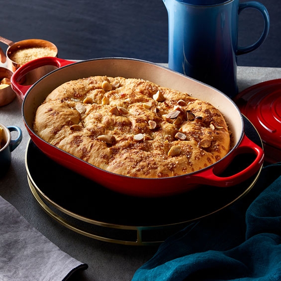Le Creuset Жаровня 31 см овальная Oblong Flame | https://grandposuda.com.ua