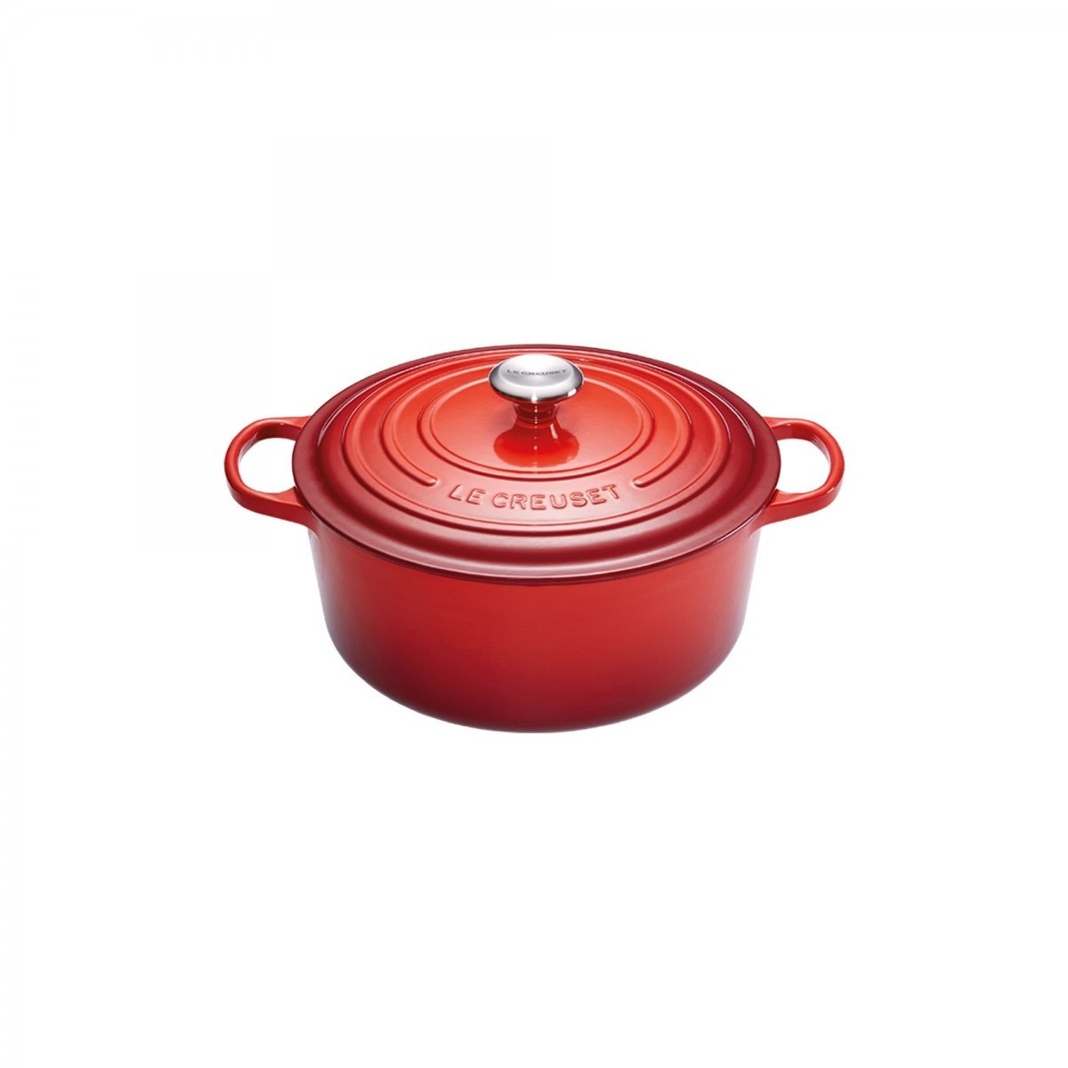 Le Creuset Каструля / жаровня 16 см, вишневий | https://grandposuda.com.ua
