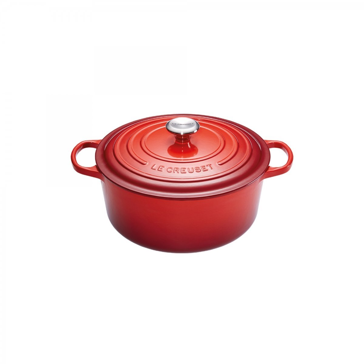 Le Creuset Каструля / жаровня 18 см, бордовий | https://grandposuda.com.ua