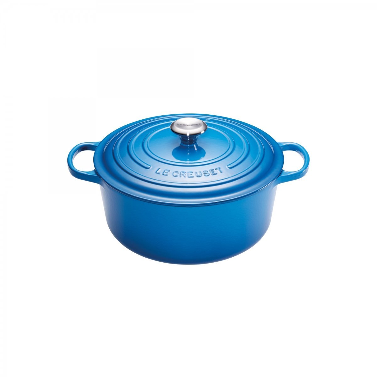 Le Creuset Каструля / жаровня з кришкою 20 см, синій | https://grandposuda.com.ua