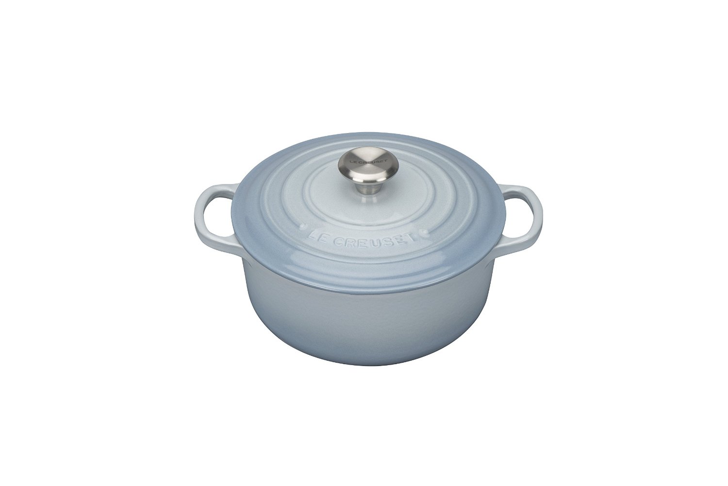 Le Creuset Каструля / жаровня 20 см, блакитний | https://grandposuda.com.ua