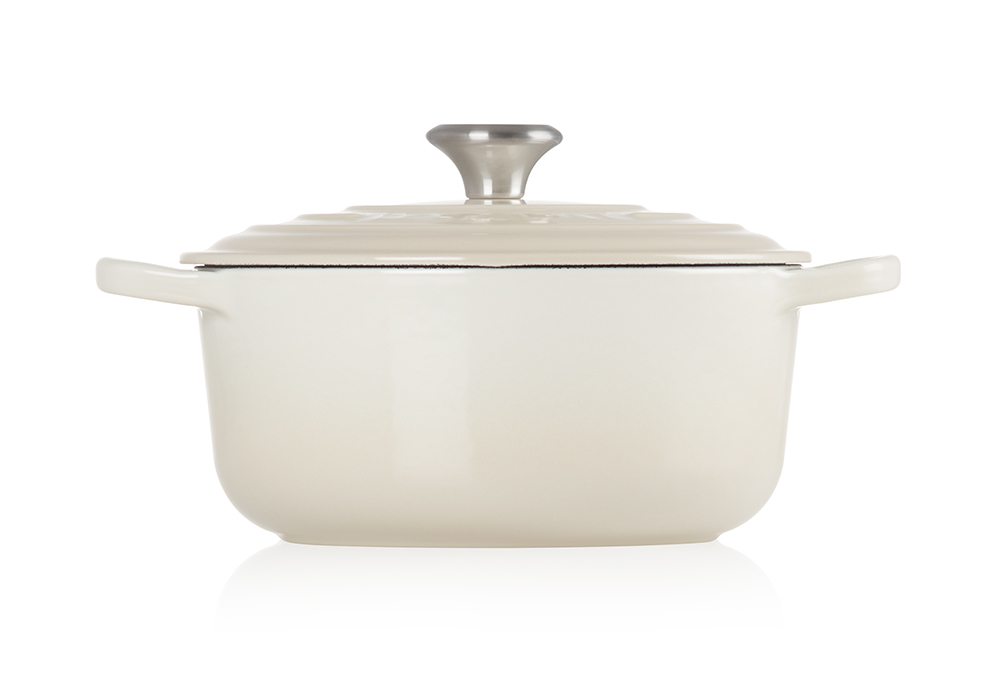 Le Creuset Кастрюля/жаровня 20 см Meringue | https://grandposuda.com.ua