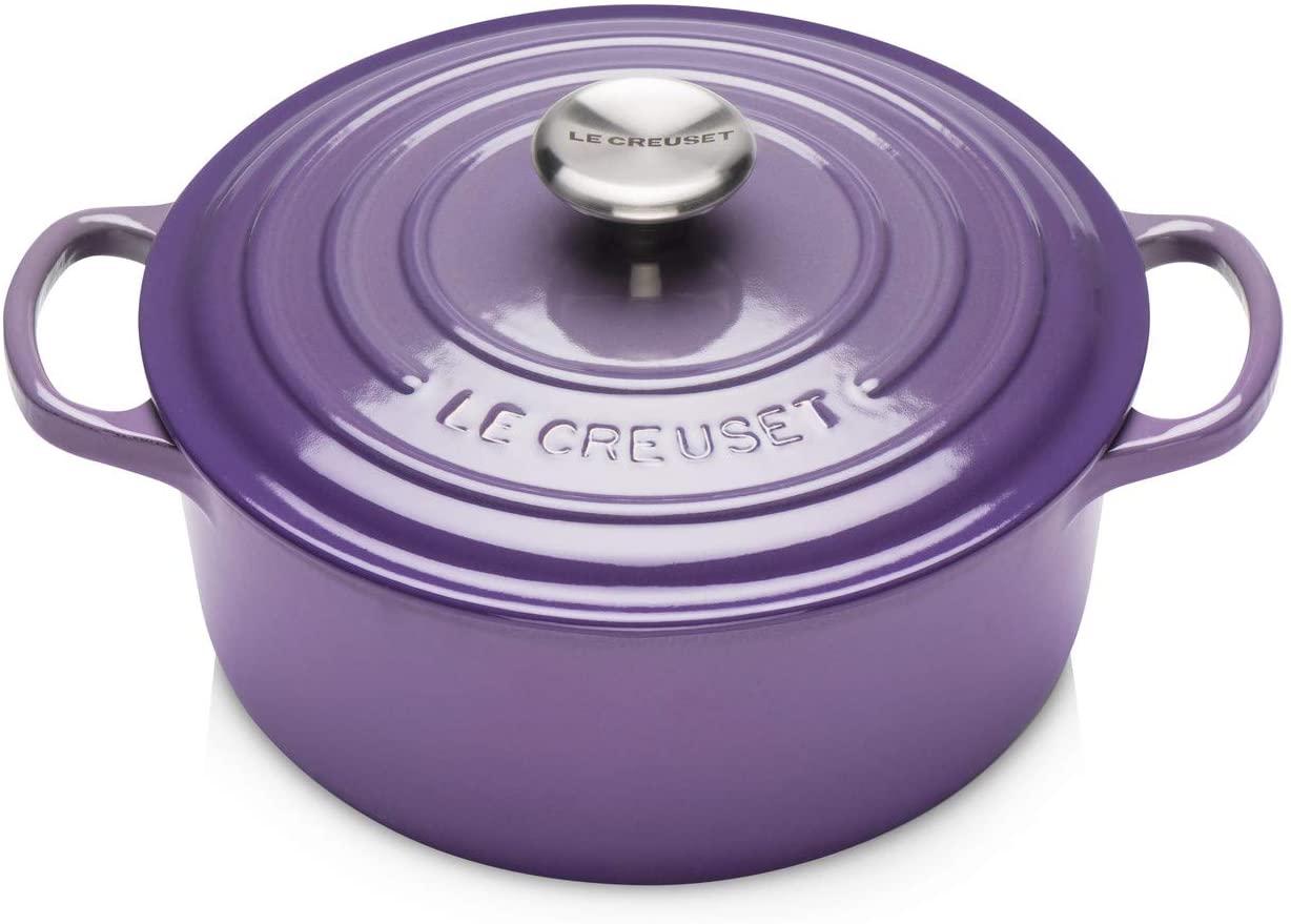 Le Creuset Кастрюля/жаровня 20 см фиолетовая Ultra Violet | https://grandposuda.com.ua
