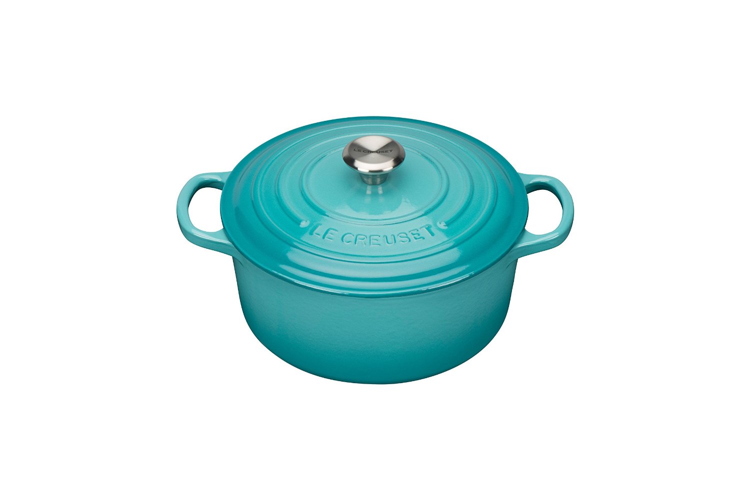 Le Creuset Каструля / жаровня 22 см, бірюзовий | https://grandposuda.com.ua