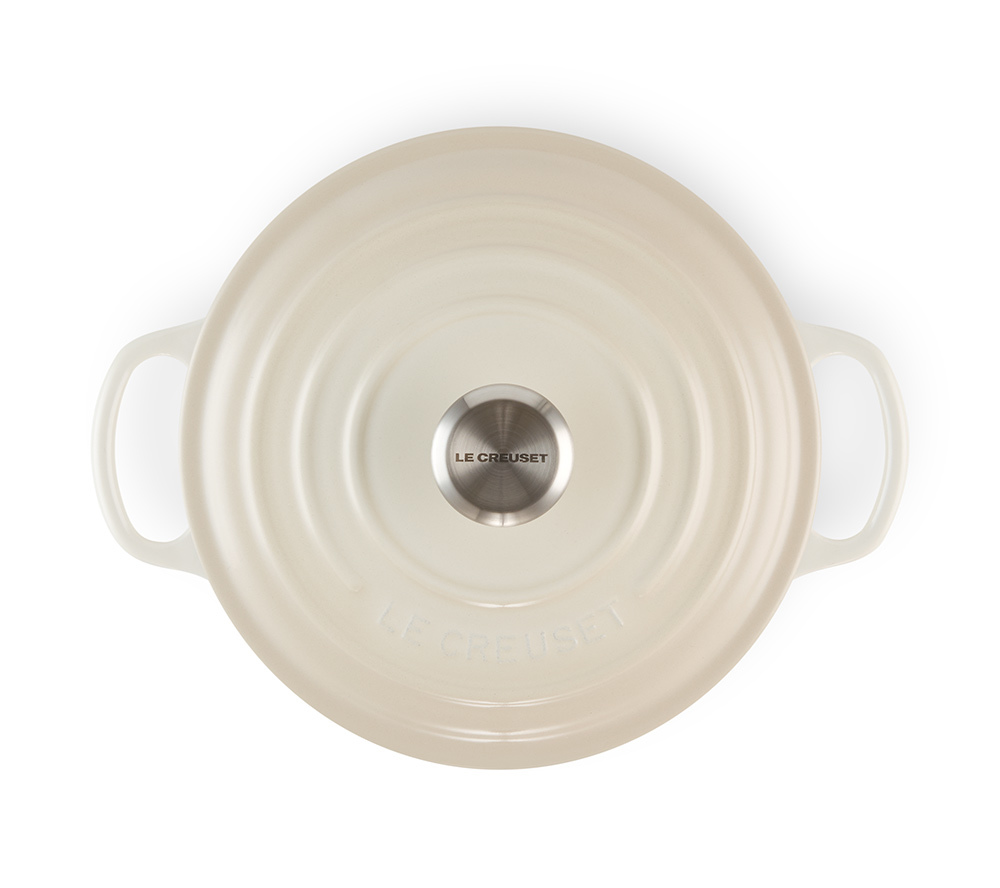 Le Creuset Каструля кругла 3,3 л меренга Meringue | https://grandposuda.com.ua