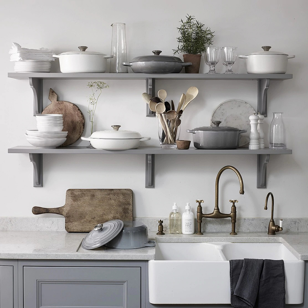 Le Creuset Кастрюля круглая 4,2 л дымчато-серая | https://grandposuda.com.ua