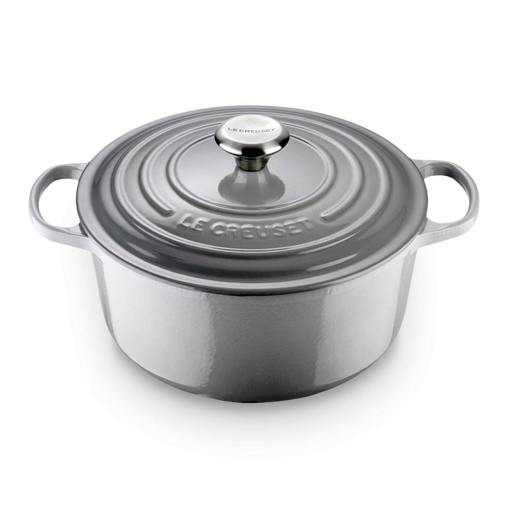 Le Creuset Каструля кругла 4,2 л димчасто-сіра | https://grandposuda.com.ua
